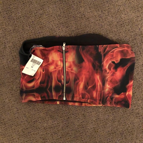 Flame crop top - Picture 2 of 3